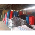 Tempat Sampah Pilah 2 Bentuk Oval Bahan Fiber & HDPE Plastik Kapasitas 50 Liter Kualitas Premium 7