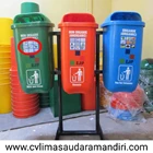 Tempat Sampah Bahan HDPE Plastik  Kualitas Premium 3