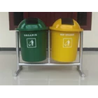 Tempat Sampah Bahan Fiberglass & HDPE Plastik Kualitas Premium 8